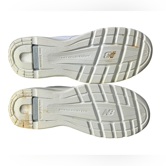 NEW BALANCE mens 812 Rollbar Size 9.5 Mens Walking White Leather Shoes Sneakers - Picture 6 of 10